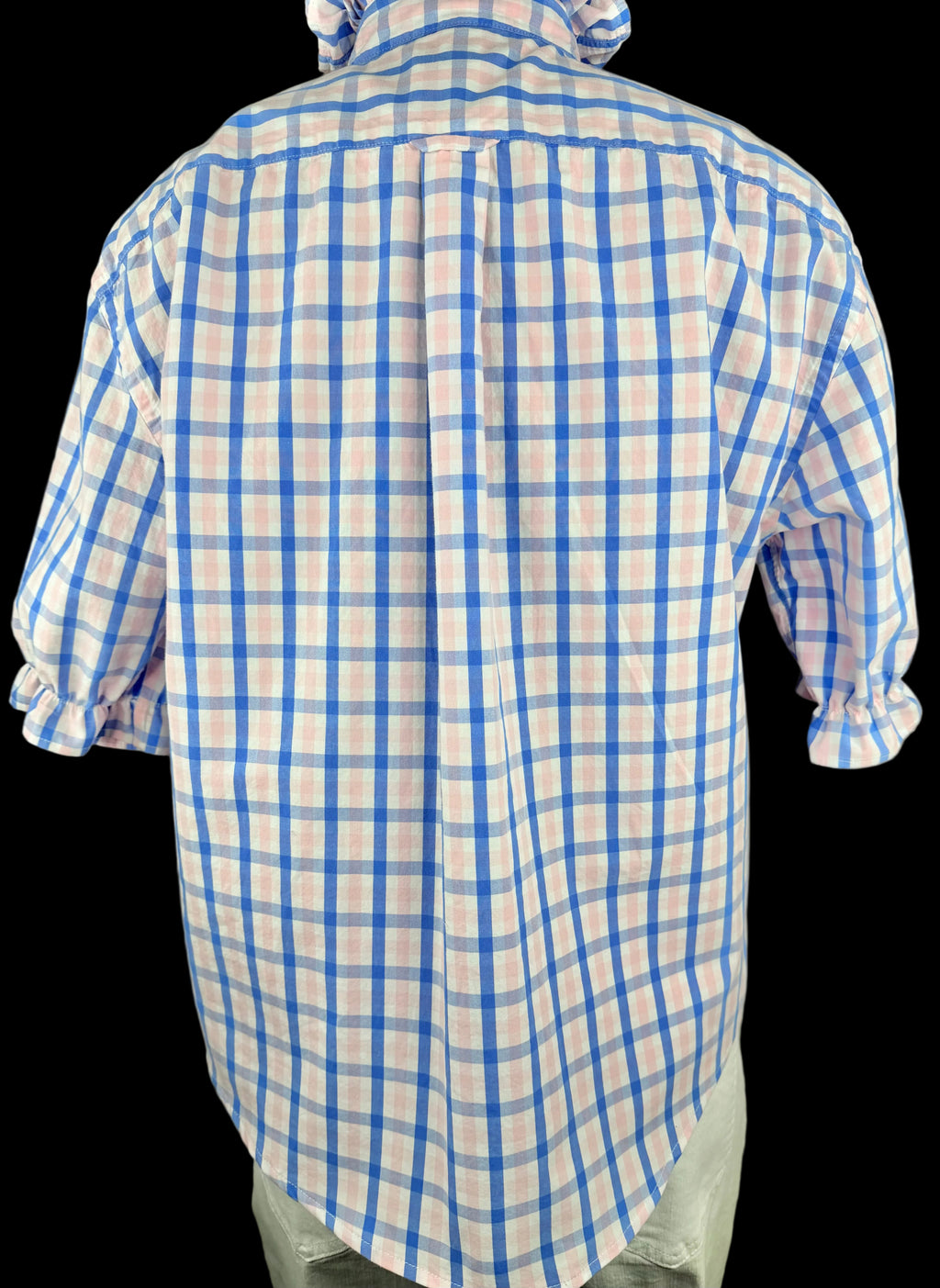Callie- M/L short sleeve with peekaboo button