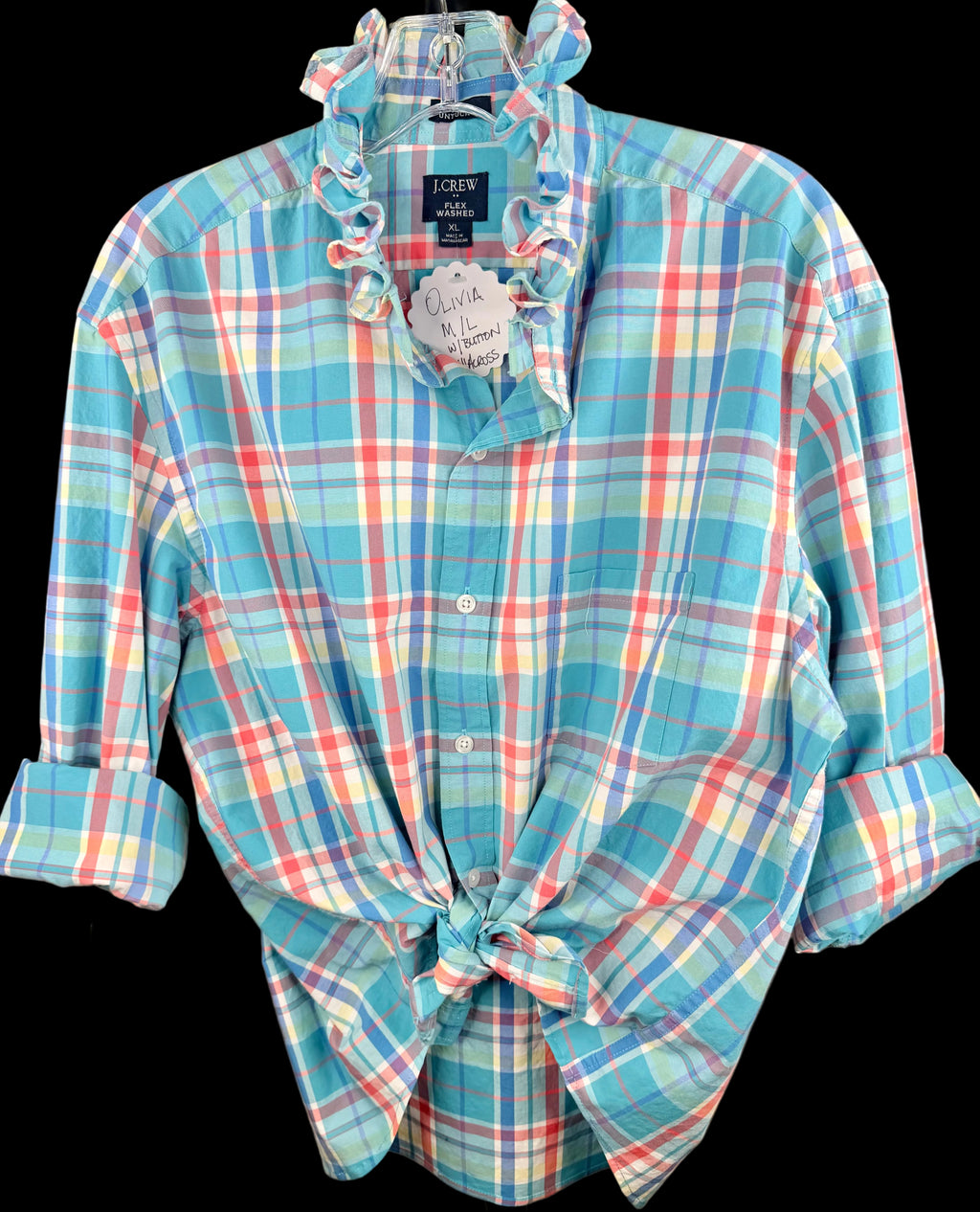 Olivia M/L with "Peekaboo" button installed